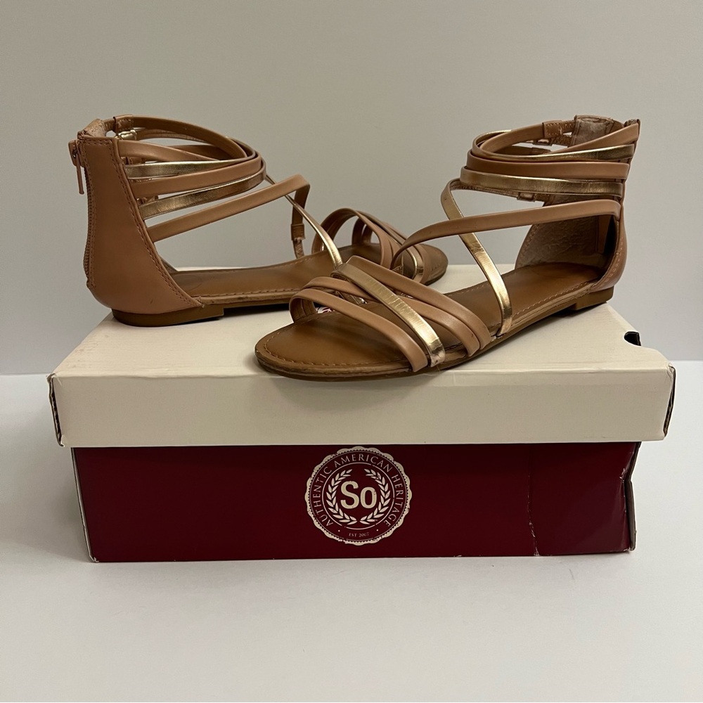 3 Pairs of Gladiator Sandals Size 6.5 Bundle - Picture 5 of 16